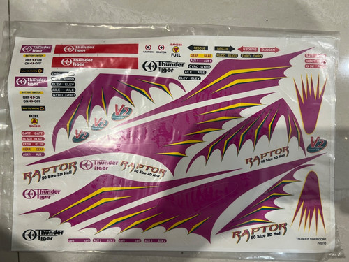 Foglio decalcomania thunder - decalcomania,