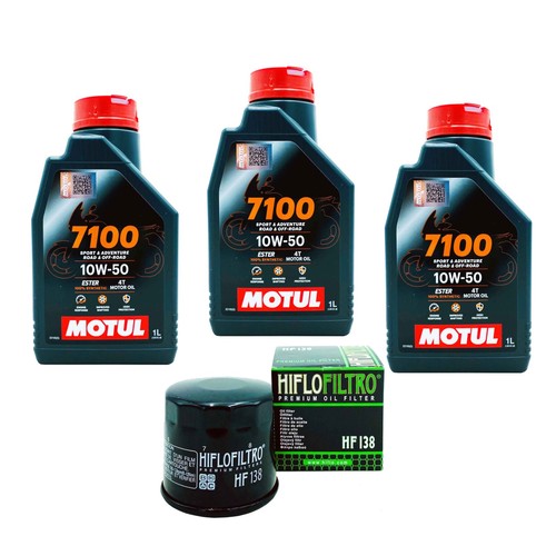 Kit tagliando olio motul 10w50 - motul,